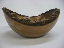 Live Edge Walnut Bowl - 9 3 small