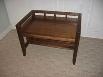 Walnut Arts & Crafts Bench 2 small