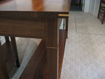 Walnut Sofa Table With Curly Maple Detail 4 small