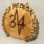 Ems Personalized Art Plaque With Engraved Name Wood Carving Sign 2 small
