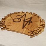 Ems Personalized Art Plaque With Engraved Name Wood Carving Sign 5 small