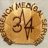 Ems Personalized Art Plaque With Engraved Name Wood Carving Sign 6 small