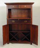 Mahogany Liquor/Wine Cabinet 2 small
