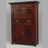 Mahogany Liquor/Wine Cabinet 1 small