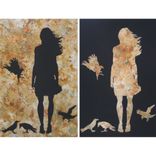 Blackbirds At Her Feet #1 And #2 1 small