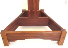 Mahogany Guitar Stand With Hercules Hanger 2 small