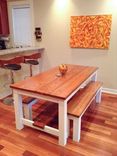 Farmhouse Table With Stretchers 3 small