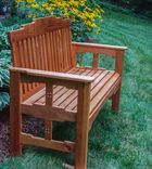 Arts And Crafts Garden Bench 2 small
