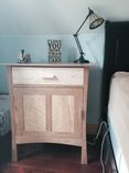 Large Curly Maple And Cherry Nightstand 2 small