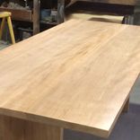 Modern Dining, Tiger Maple, 8 Feet Long, Ready To Deliver 2 small