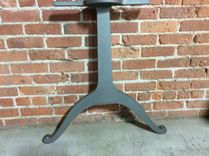 Cast Iron Wishbone Dining Table Legs, 3 small