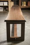 Live Edge Farm Style Table And Bench, Local Walnut 6 small