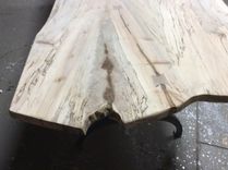 Live Edge Dining Table, Local Spalted Hard Maple, 10 Fee Long, Ready To Ship 6 small