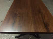 Black Walnut Live Edge Dining Table, Your Choice Of Legs, Ready To Ship 1 small