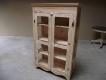 Display Cabinet, Custom Built Dining Room Cabinet, Kitchen Hutch, China Cabinet, Collector's Cabinet 2 small