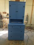 Display Cabinet, Custom Built Dining Room Cabinet, Kitchen Hutch, China Cabinet, Collector's Cabinet 3 small