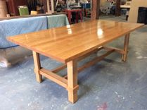 Cherry Dining Or Conference Table, Custom=Made 1 small
