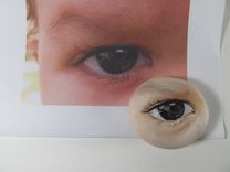 Realistic Painted Sculpture Of Your Eye, The #Eyeloveproject 3 small