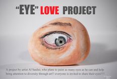 Realistic Painted Sculpture Of Your Eye, The #Eyeloveproject 1 small