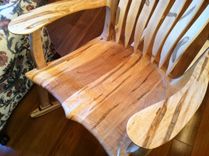 Maloof Inspired Rocker In Ambrosia Maple 2 small