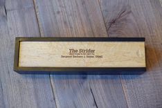 The Strider, A Custom, Hand Forged Knife With Fitted Custom Wooden Case 4 small