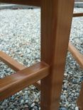 Shaker Chair Set, Curly Cherry, Handmade, Black Shaker Tape Seats 4 small