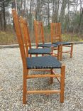 Shaker Chair Set, Curly Cherry, Handmade, Black Shaker Tape Seats 2 small