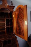 Secretary Desk, Upper Bookcase, Solid Mahogany 3 small