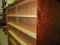 Chest, Oxbow, 4 Drawers, Curly Cherry 3 small