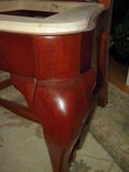 Chair, Queen Anne Style, Solid Mahogany, Shellac/Wax 3 small