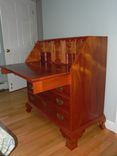 Penn. Desk, Solid Mahogany, 4 Drawers, Hand Cut Dovetails 1 small