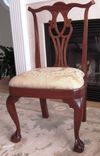Side And Arm Chair, Chippendale, Townsend Style, Mahogany 3 small