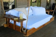 R&R Hanging Daybed Porch Swing 4 small