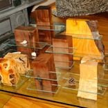 Table Top Glass Shelving Units 2 small