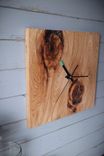 Modern Hickory Wall Clock 4 small