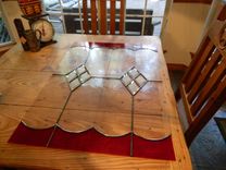 Stained Glass Custom Kitchen Cabinet Inserts 2 small