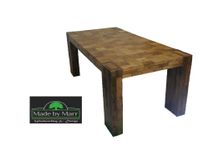 Reclaimed Wormy Chestnut Tiled Dining Set 1 small