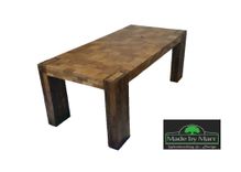 Reclaimed Wormy Chestnut Tiled Dining Set 2 small