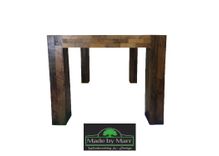Reclaimed Wormy Chestnut Tiled Dining Set 3 small