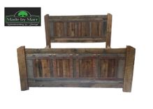 Rustic Reclaimed Barnwood King Bed 3 small