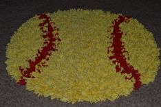 Shaggy Upcycled T-Shirt Decorative Rug 1 small