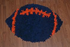 Shaggy Upcycled T-Shirt Decorative Rug 4 small