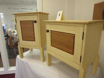 Pair Of Bamboo Nightstands 1 small
