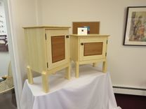 Pair Of Bamboo Nightstands 3 small