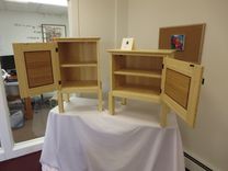Pair Of Bamboo Nightstands 5 small