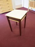 Reclaimed Mahogany And Bamboo End Table 2 small