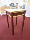 Reclaimed Mahogany And Bamboo End Table 1 small