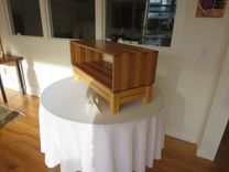 Bamboo Coffee Table. 3 small