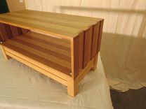 Bamboo Coffee Table. 4 small