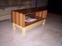 Bamboo Coffee Table. 6 small